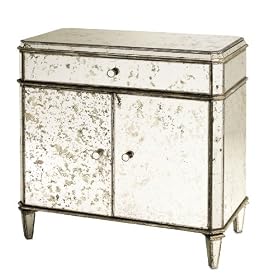 Currey and Co Antiqued Mirror Sideboard