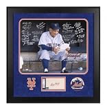 New York Mets 1962 Team Autographed 16x21 Framed Photograph with Casey Stengel Autograph