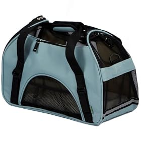 Bergan Comfort Carrier Soft Sided Pet Carrier, Small, Mineral Blue 510fRW%2BBmEL. SL500 AA280 Bergan Comfort Carrier Soft Sided Pet Carrier, Small, Mineral Blue