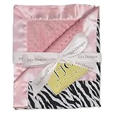 JoJo Designs Baby Blanket - Pink and Zebra Print... by JoJo Designs