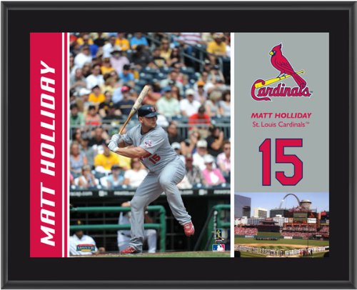Matt Holliday Plaque | Details: St. Louis Cardinals, Sublimated, 10x13, MLB Plaque