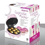 ELGENTO ELECTRIC PINK 7 MINI CUPCAKE/MUFFIN MAKER NON STICK DELICIOUS E19004
