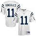 Image of Reebok NFL Equipment Indianapolis Colts #11 Anthony Gonzalez White Replica Football Jersey