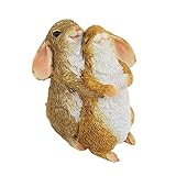 ガーデン オブジェ・置物 （ラビット・ペア） EDC-0840