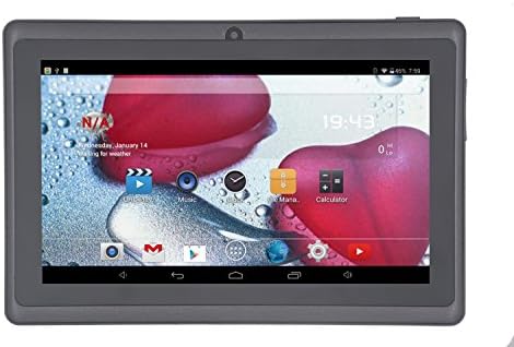 MyFunTab 7-inch Android 4.4.2 Bluetooth WiFi HD 1024*600 Quad Core Tablet PC (8GB Black)