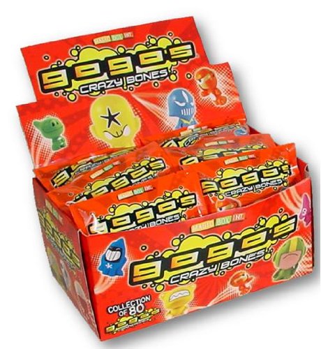 Crazy Bones Each Pack Contains 3 Crazy Bones, 30 Pack Box