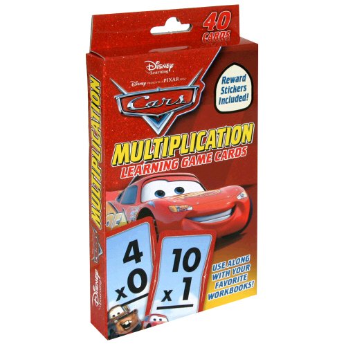 Childrens Toyshop  Toys : Cars - Flash Cards - Multiplication Learning Game Cards