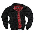 Robuste Harrington / Blouson Jacke im Russia Night Camouflage mit Tartan Innenfutter aus Baumwolle (Gr��e: S-XL)
