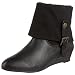 BC Footwear Women's Rainbow Convertible Bootie,Black,8.5 M US