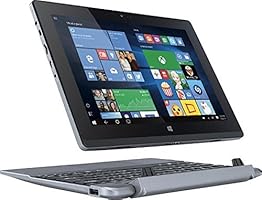 Acer One 10 S1002-15XR 10.1-inch Laptop (Atom Z3735F/2GB/32GB/Windows 10/Intel HD Graphics), Dark Silver