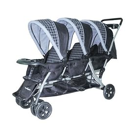 Baby Trend Triplet Stroller in Navy