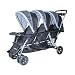 Baby Trend Triplet Stroller in Navy