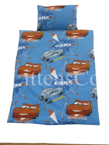 Disney Cars Junior Cot Bed Duvet Quilt Bundle Set