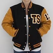 Black & Gold TS Letterman Tour Jacket