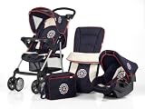 Hauck - Shopper 7 travel system set in Star Navy