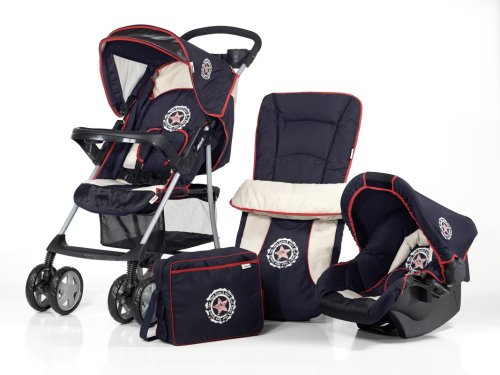 Childrens Toyshop  Toys : Hauck - Shopper 7 travel system set in Star Navy