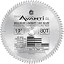 Freud TK806L Avanti 10-Inch 80 Tooth TCG Thin Kerf Melamine and Laminate Cutting Saw Blade with 5/8-Inch Arbor