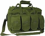 Fox Cotton Canvas Mega Mag/Shooters Bag, Olive Drab