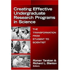 Creating Effective Undergraduate Research Programs In Science: The Transformation from Student to Scientist (0)