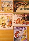 Calvin & Hobbes Super Set of 5: The Revenge of the Baby-Sat, Lazy Sunday Book, Scientific Progress Goes Boink, Calvin and Hobbes,  Homicidal Psycho Jungle Cat