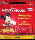 Mickey Mouse Glo Gear Keyring (FRENCH PRODUCT)