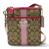 AUTHENTIC COACH HERITAGE STRIPE SIGNATURE SWING PACK 40924... by Coach