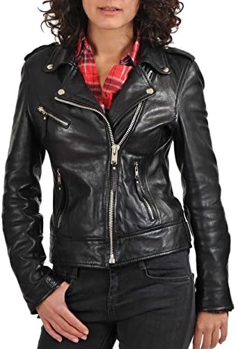 Standard Leather Womens Motorcycle leather jacket - Large