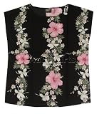 Pullover Blouse - Paradise Lei Cap Sleeve Side Slits Women's Hawaiian Aloha Pupu Top