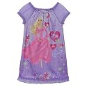 Toddler Girls' Barbie Bejeweled Nightgown - Pink