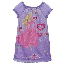 Toddler Girls' Barbie Bejeweled Nightgown - Pink