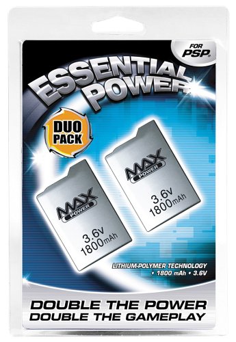 Childrens Toyshop  Video Games : Datel Essential Power: Battery Duo Pack (PSP)