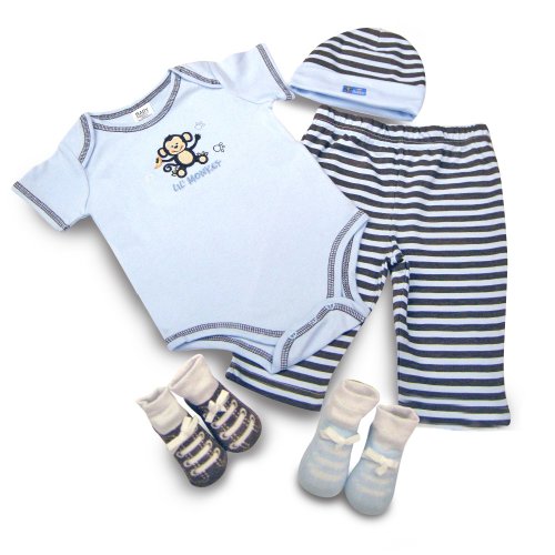 Baby Essentials Novelty Layette Gift Set, Boys, 3-6 Months