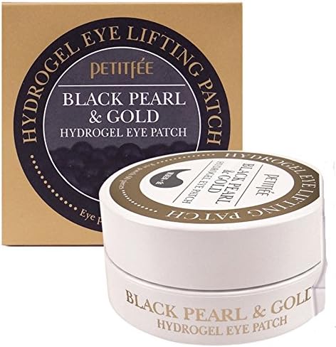 2 Pack Black Pearl &amp; Gold Hydrogel Eye Patch (60 sheet)