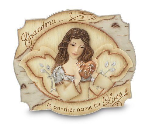 Elements Grandma Plaque by Pavilion, 3-1/2 by 4-Inch, Inscription Grandma is AnoTher Name for Love, Includes Easel and Hanger Elements Grandma Plaque by Pavilion, 3-1/2 by 4-Inch, Inscription Grandma is AnoTher Name for Love, Includes Easel and Hanger