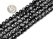 8mm Round Snowflake Obsidian Beads Strand 15