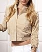 Perforated Suede Bomber Jacket Product Image
