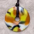 Teething Bling Pendant - Donut Shape (Tan Camouflage)