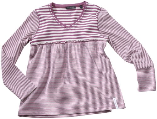 Marc O\' Polo Junior M&auml;dchen Langarmshirt, gestreift 915700, Gr. 164, Violett (deep mauve  Preisvergleich