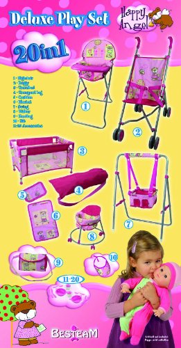 Dimian 939-143 - Puppen-Spielset, 20 teilig
