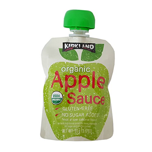 YumEarth Organics Fruit Snacks and Kirkland Organic Apple Sauce Bundle