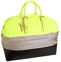 Isaac Mizrahi Medium Dayglo Duffel Bag with Duster