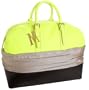 Isaac Mizrahi Medium Dayglo Duffel Bag with Duster