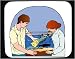 Mouse Pad with body, individuals, individual, observing, couple, humans, person, water, human, tank, persons, fish, people