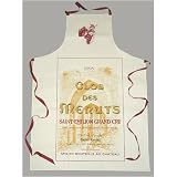 Clos des Menuts, Saint Emilion Grand Cru Wine label canvas Sommelier Wine Steward Apron French