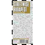 streetwise budapest map laminated city center street map of budapest hungary folding pocket size travel map