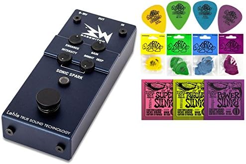 Lehle RMI Basswitch Sonic Spark String Bundle w/ 2 free Items: Ernie Ball Guitar Strings, 1 Dozen Dunlop Tortex Picks