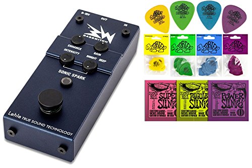 Lehle RMI Basswitch Sonic Spark String Bundle w/ 2 free Items: Ernie Ball Guitar Strings, 1 Dozen Dunlop Tortex Picks