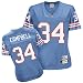 Earl Campbell Houston Oilers Light Blue NFL Women's Premier Throwback Jersey - Small