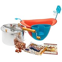The Original Whirley Pop Stovetop Popcorn Popper and Wild Fling Bowl Set