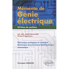 M�mento de g�nie �lectrique : 50 fiches de synth�se